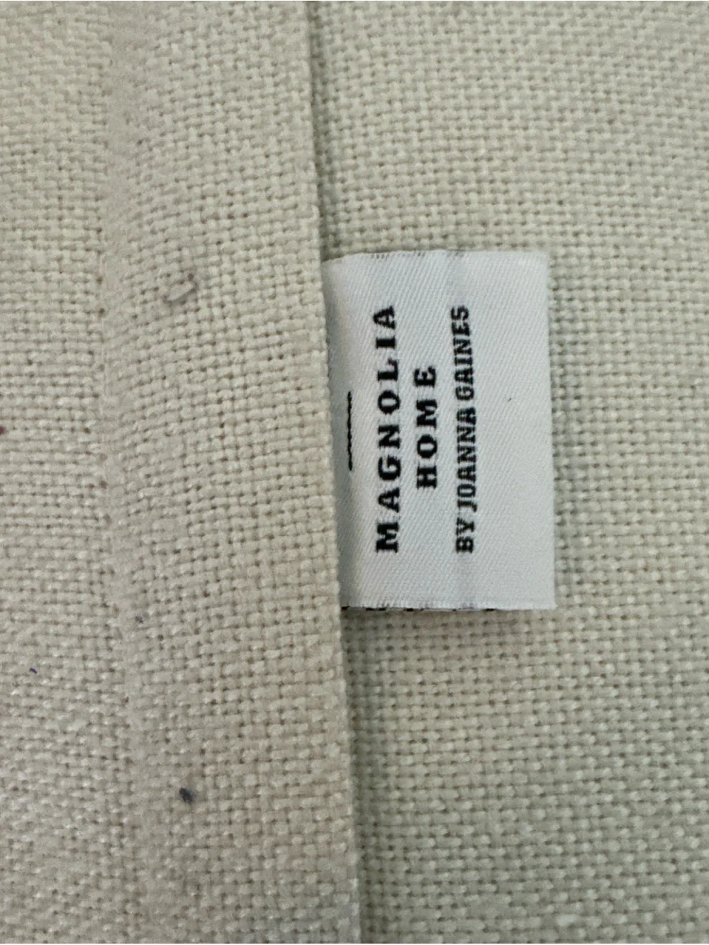 Textured Cream Knit Lumbar Pillow MAGNOLIA 26”x 14” Joanna Gaines